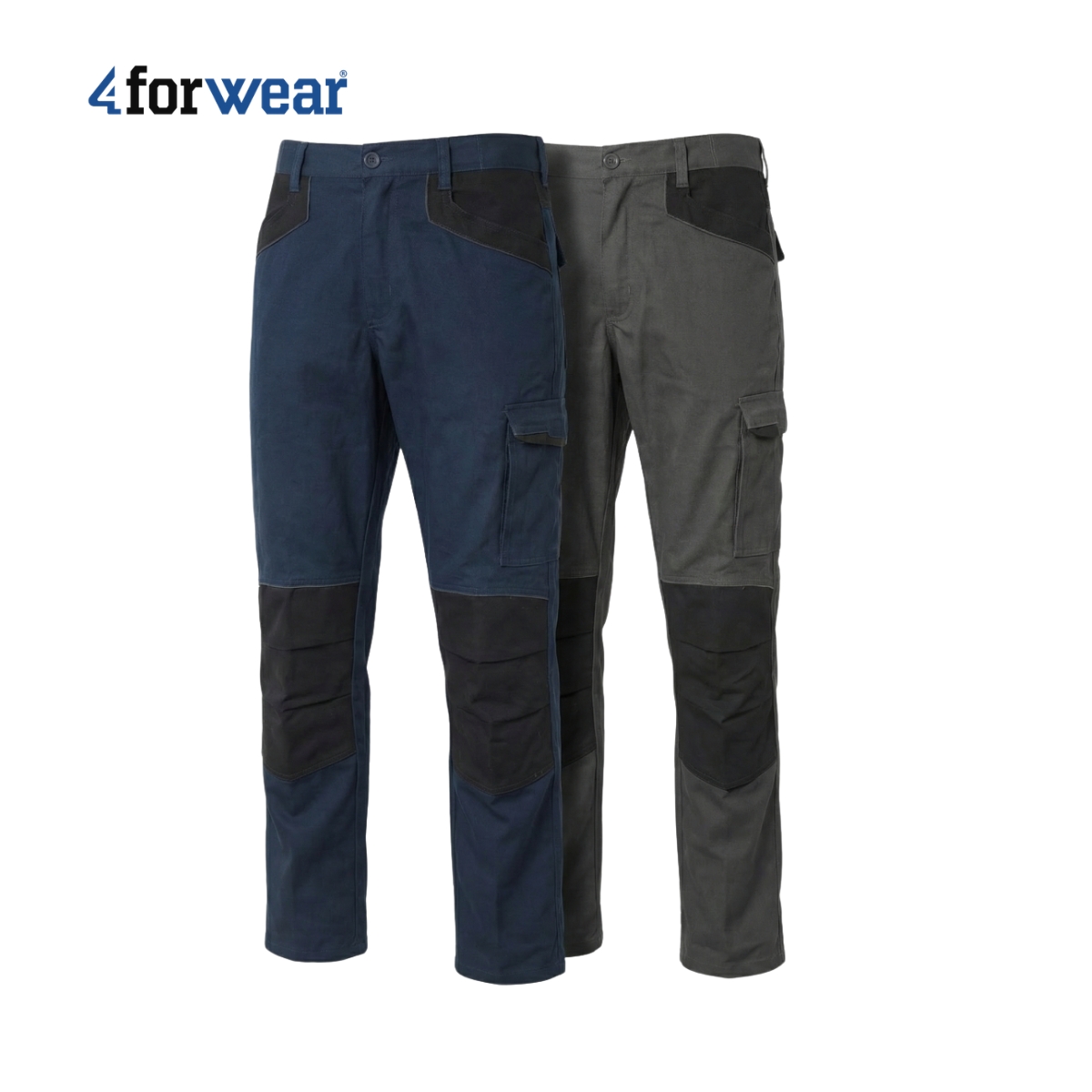 CALÇA BICOLOR 100% ALGODÃO 240G/M2