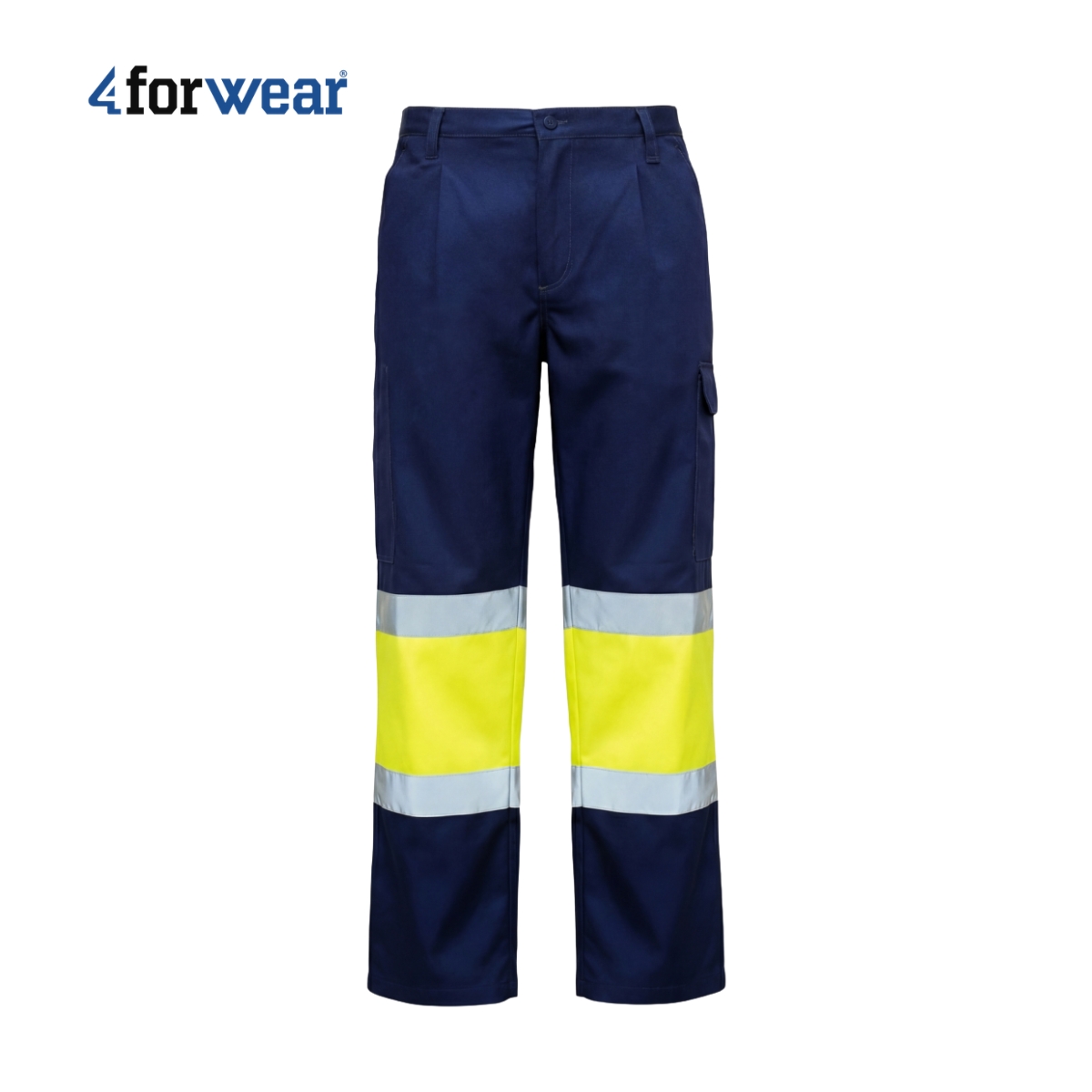 CALÇA ALTA VISIBILIDADE BICOLOR 65% POLIÉSTER / 35% ALGODÃO 200G/M2