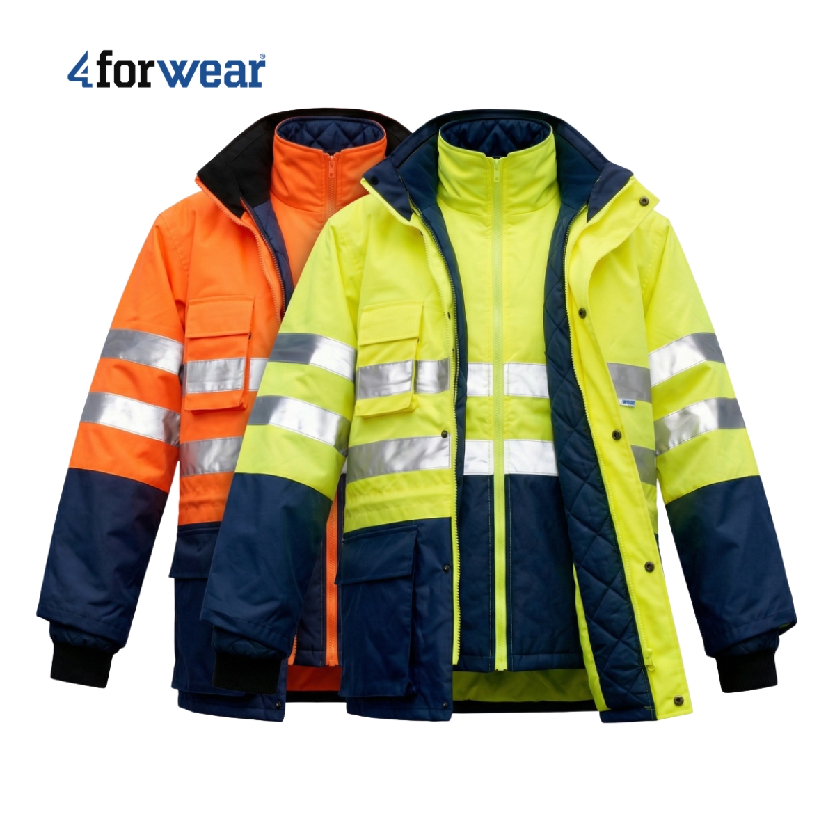 PARKA ALTA VISIBILIDADE 4 EM 1