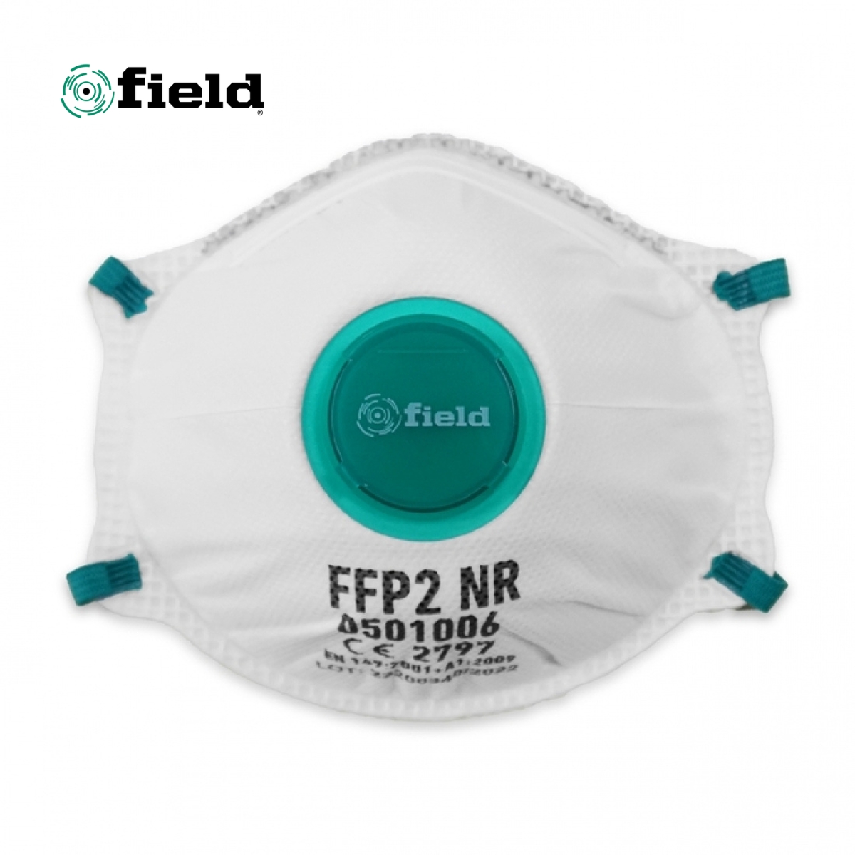 CAIXA 10 MÁSCARAS DESCARTÁVEIS FFP2 VÁLVULA FRONTAL