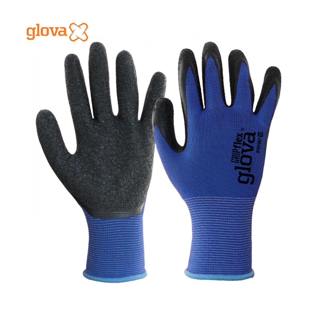 LUVA POLIÉSTER REVESTIMENTO LATEX PRETO