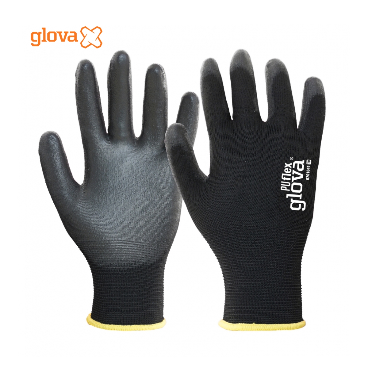 LUVA NYLON REVESTIMENTO POLIURETANO PRETO