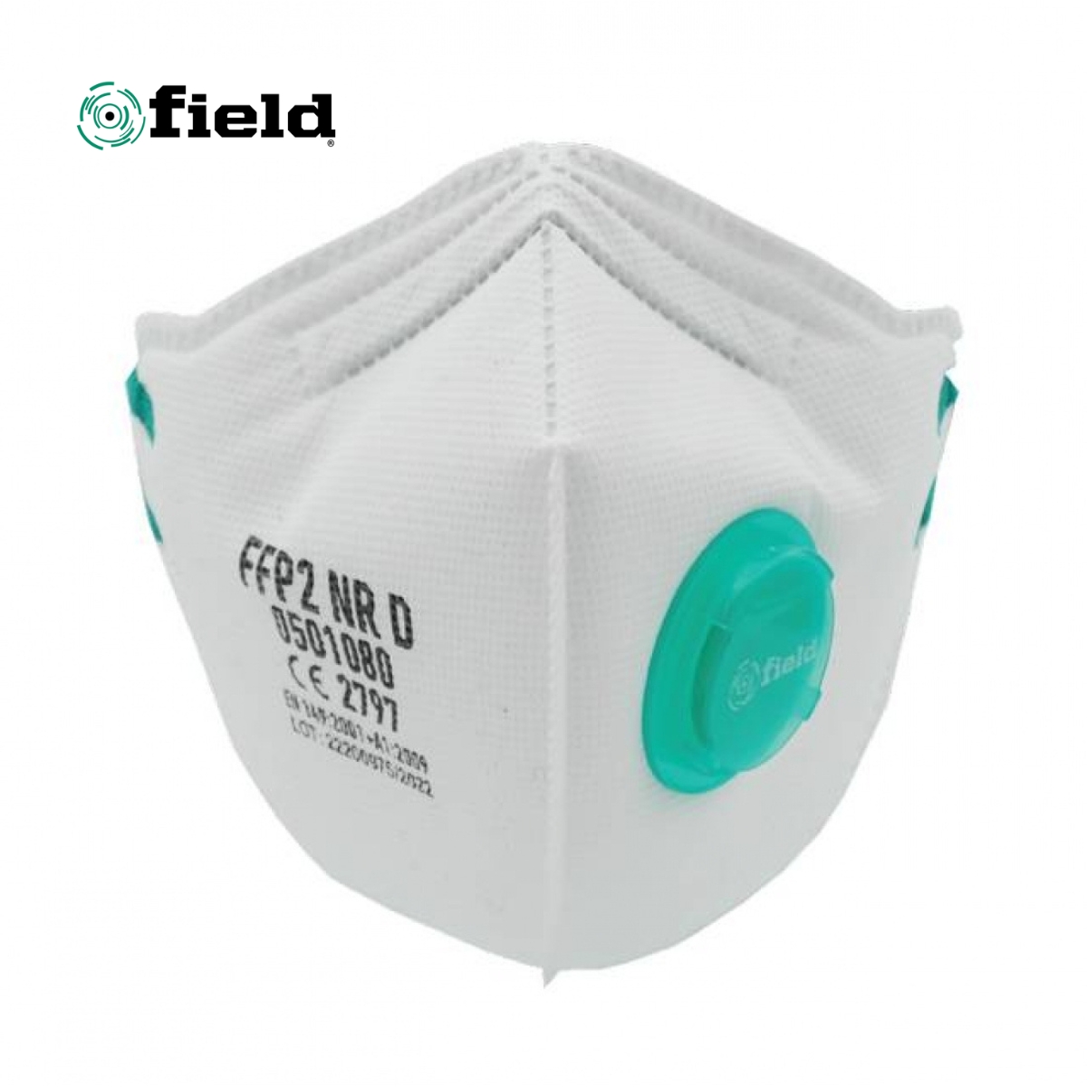 CAIXA 10 MÁSCARAS DESCARTÁVEIS FFP2 VÁLVULA LATERAL