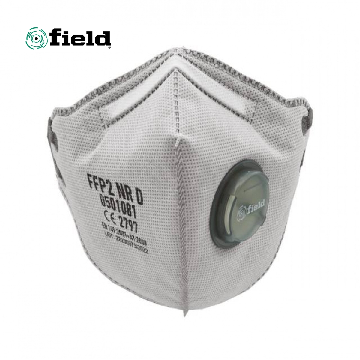 CAIXA 10 MÁSCARAS DESCARTÁVEIS CARVÃO ATIVO FFP2