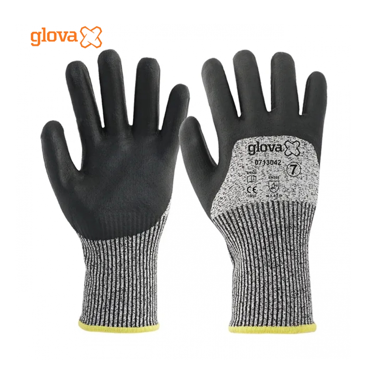 LUVA ANTI-CORTE NYLON/FIBRA VIDRO REVESTIMENTO 3/4 PU/NITRILO FOAM