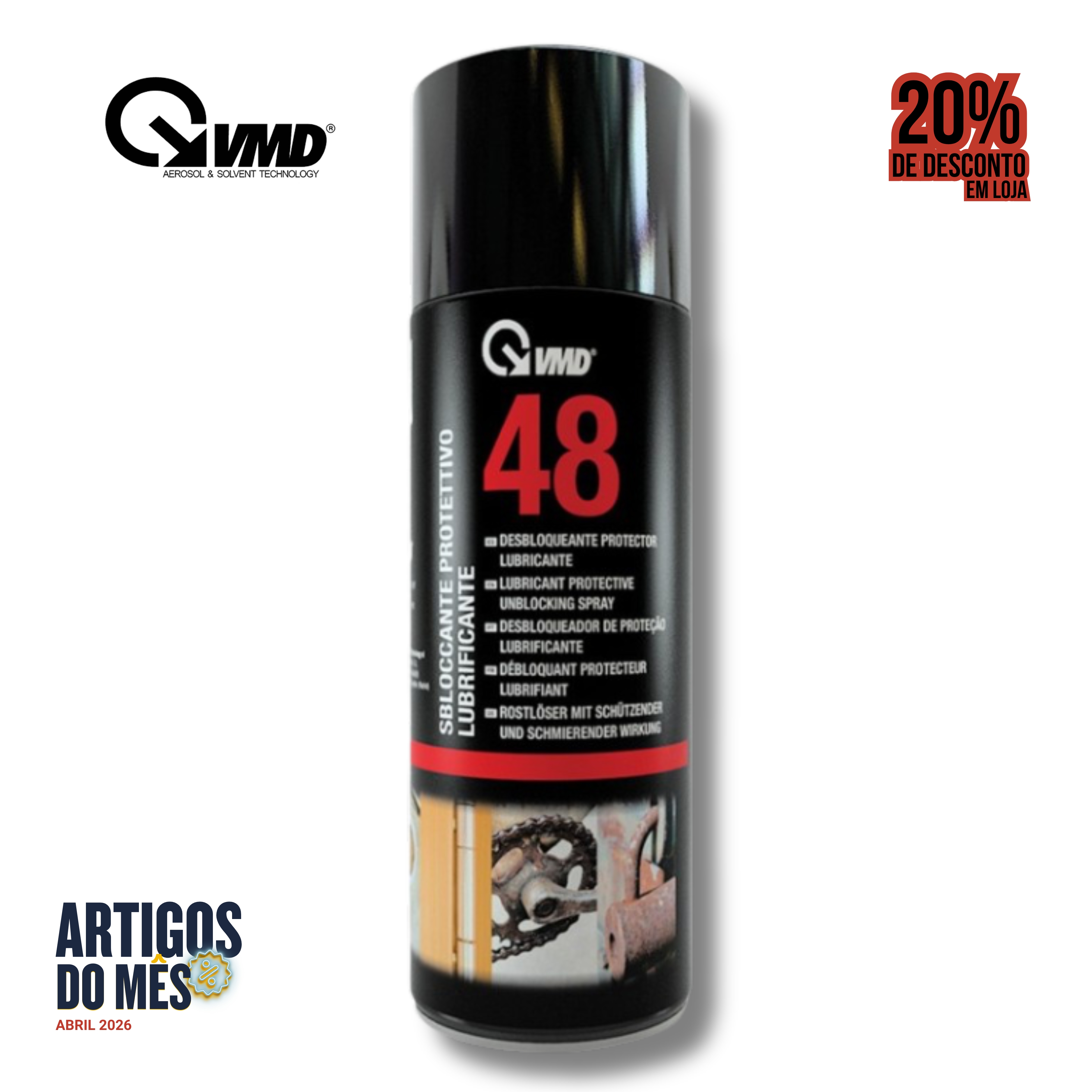 DESBLOQUEADOR DE PROTEÇÃO LUBRIFICANTE