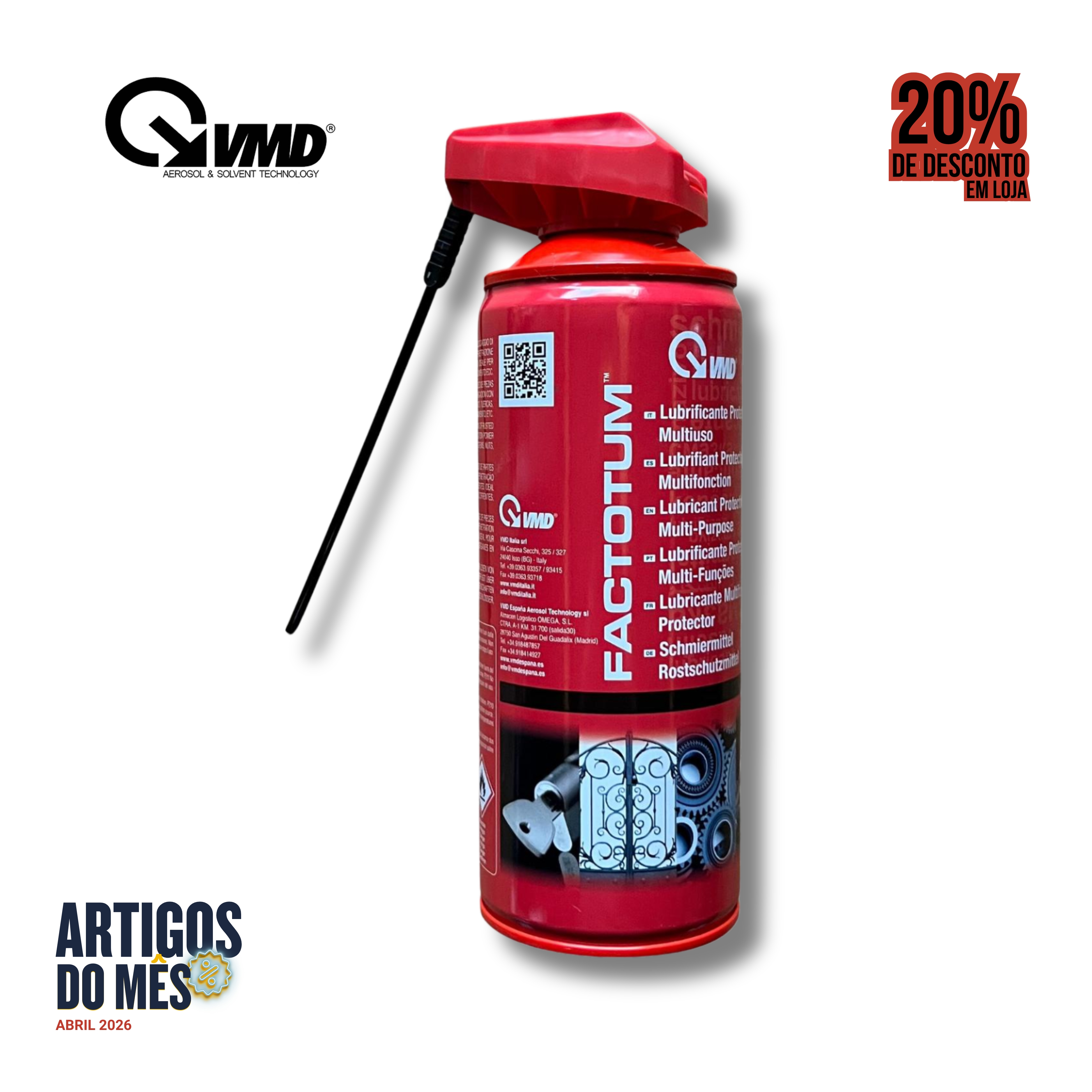 LUBRIFICANTE PROTEÇÃO MULTI-FUNÇÕES