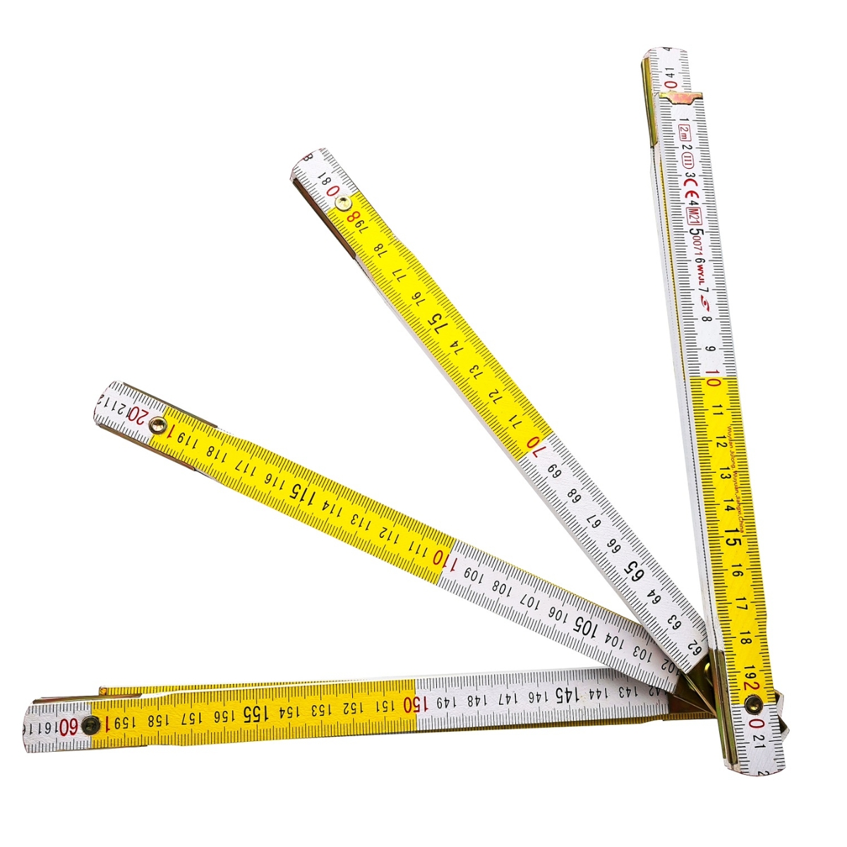 METRO MADEIRA BRANCO E AMARELO 2M